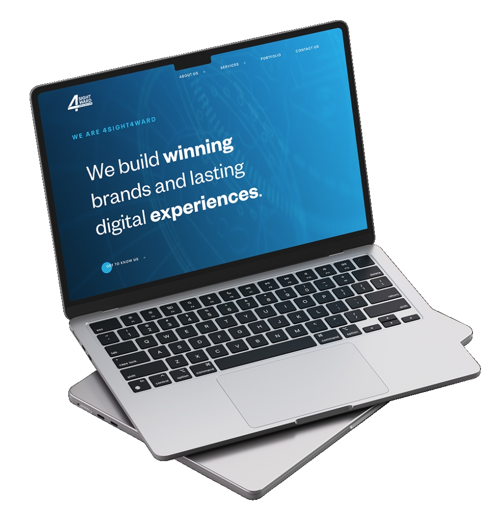 4sight4ward Website mockup