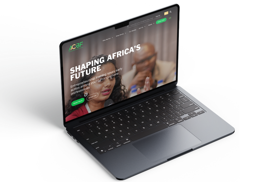 The African Capacity Development Foundation mockup